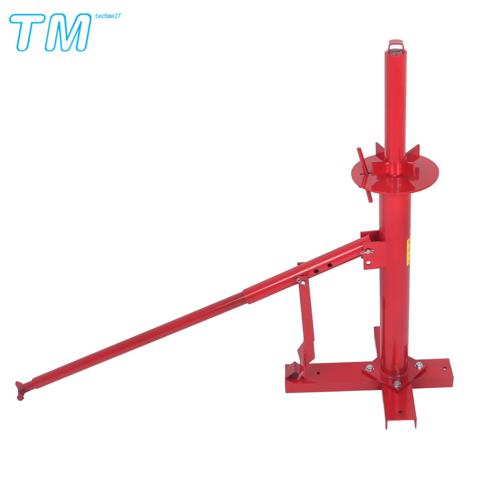 Portable Hand Bead Breaker Mounting Tool 8″ to 16″ Tires Manual Tire Changer Red