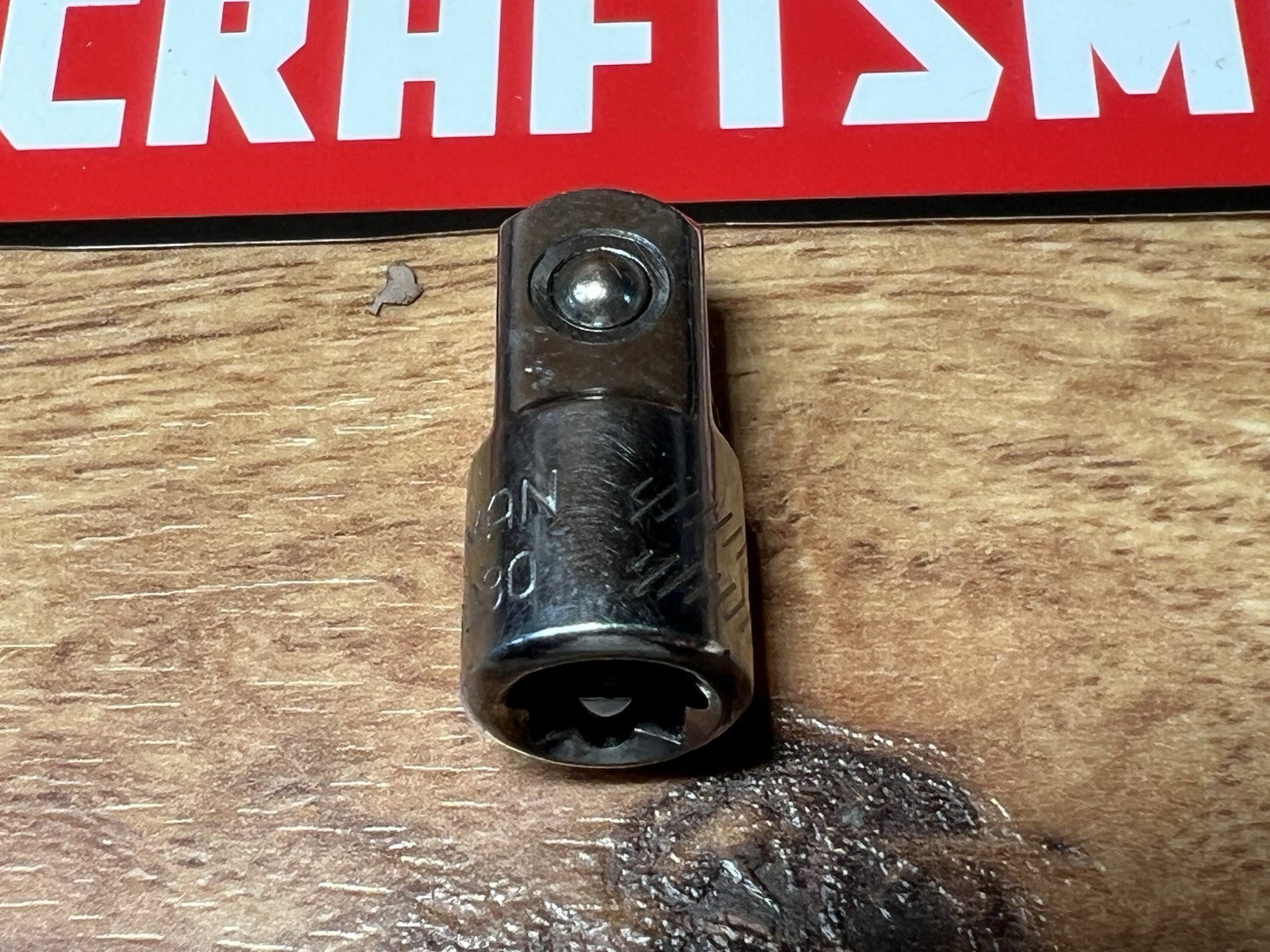 Craftsman CMMT13030 1/4” Drive To 3/8” Drive Adapter Ultrasonic Cleaned