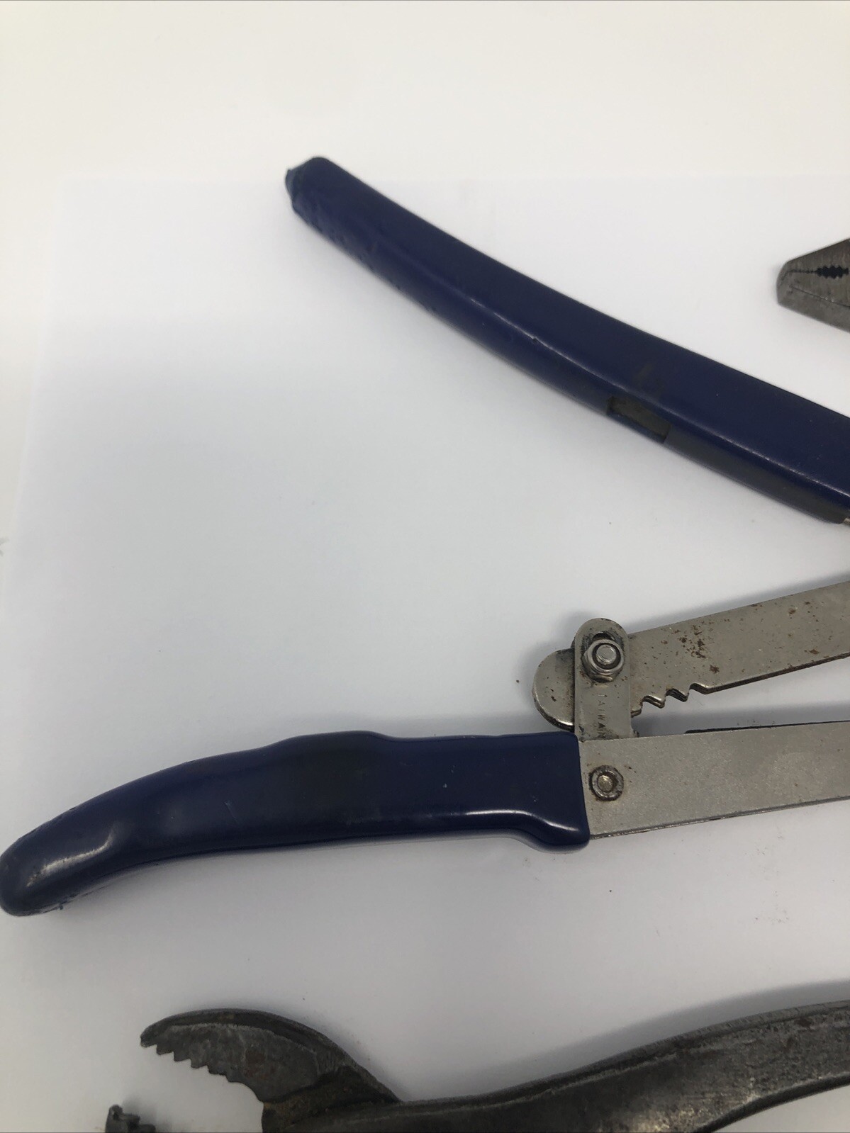 Lot Of 3 Vintage Tools Pliers Battery Terminal Alltrade Allgrip 040098