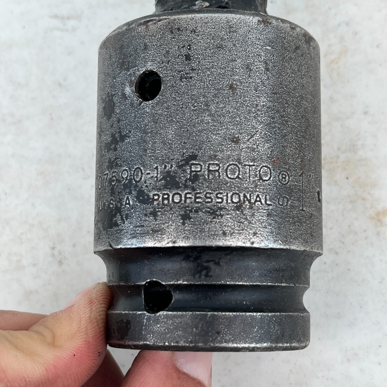 Proto Professional 7590 1” Impact Hex Bit Socket, 3/4″ Drive