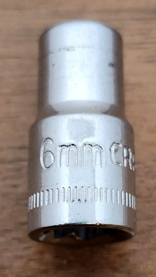 Craftsman 6mm Socket 6 Point 1/4″ S-AF 43502