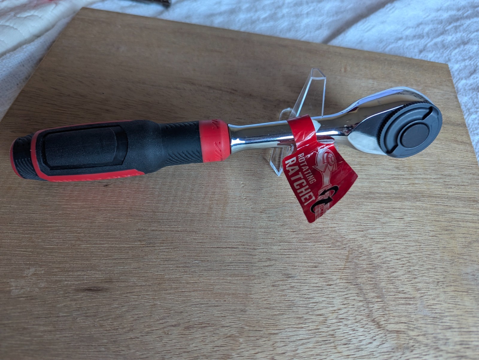 Craftsman 3/8″ Drive Rotating Ratchet Chrome – Soft Grip – For Tight Spaces NEW!