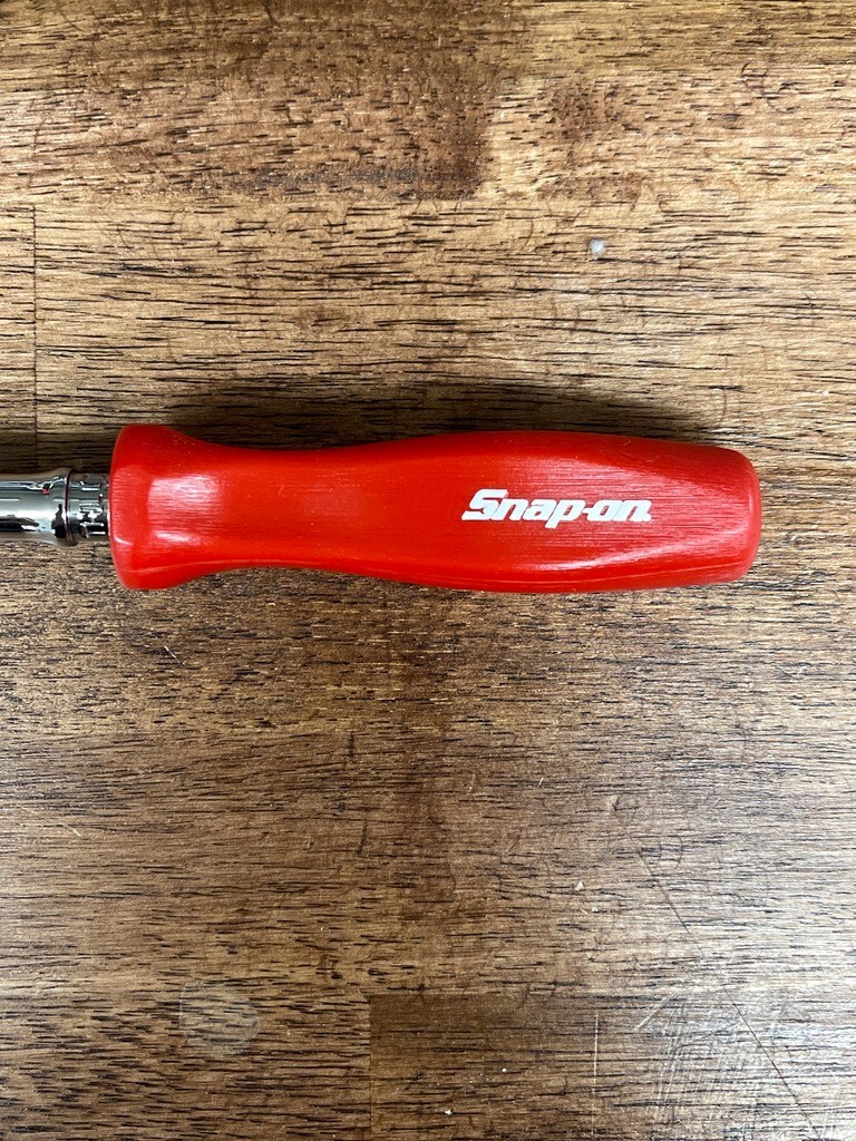 *NEW* Snap On Tools 1/4″ Drive XL CLASSIC RED THLLD72 Hard Handle Ratchet