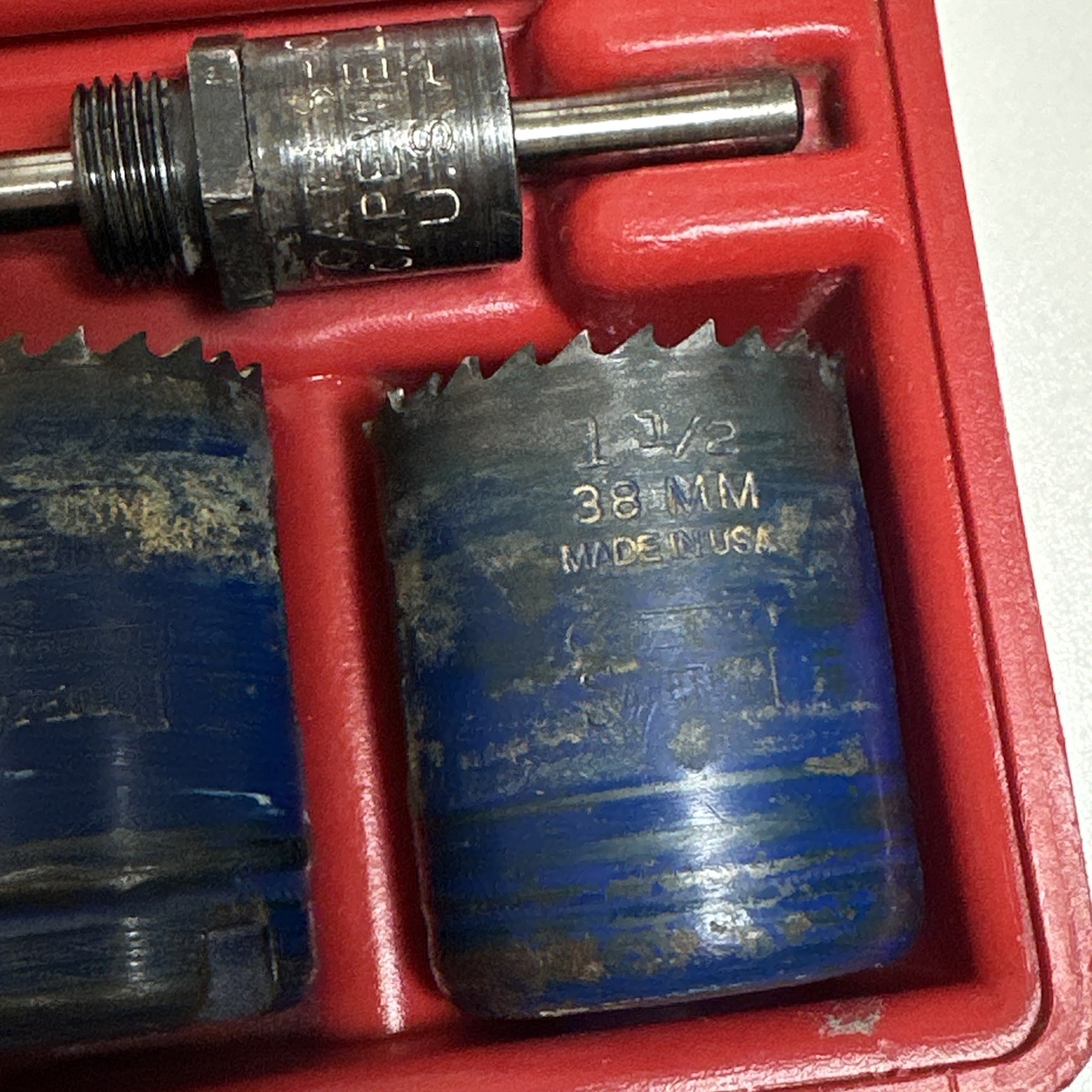 Matco Tools RC 9595 7 Pc Hole Saw Kit 7/8 to 1-1/2 Drill Bit Set USA Made