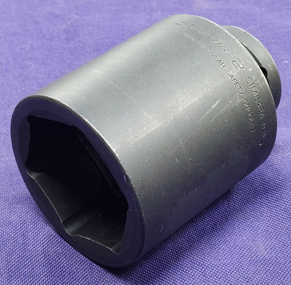 Snap-on Tools SIM642A 3/4″ Drive 6-Point SAE 2″ Deep Impact Socket USA