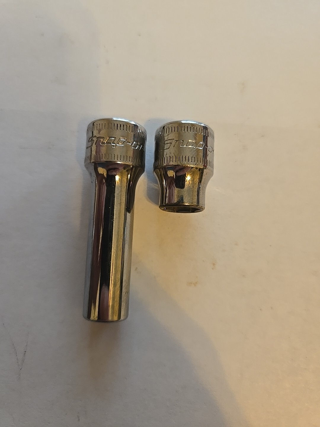 Snap On 3/8″ Drive 9MM 6PT Shallow Deep Chrome Sockets FSM91 SFSM9