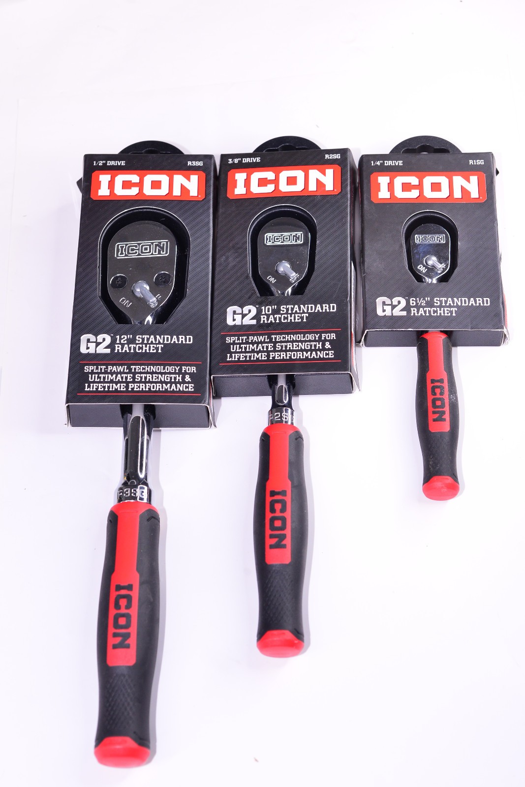 New ICON G2 Series 1/2″ & 3/8 & 1/4″ Drive R3SG R2SG R1SG Ratchet Set 70435