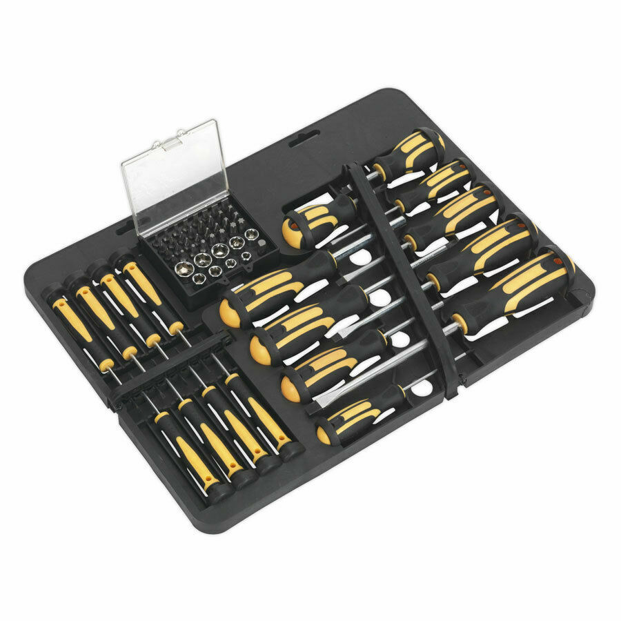 Siegen by Sealey 60 Piece Screwdriver, Socket & Bit Set S01110