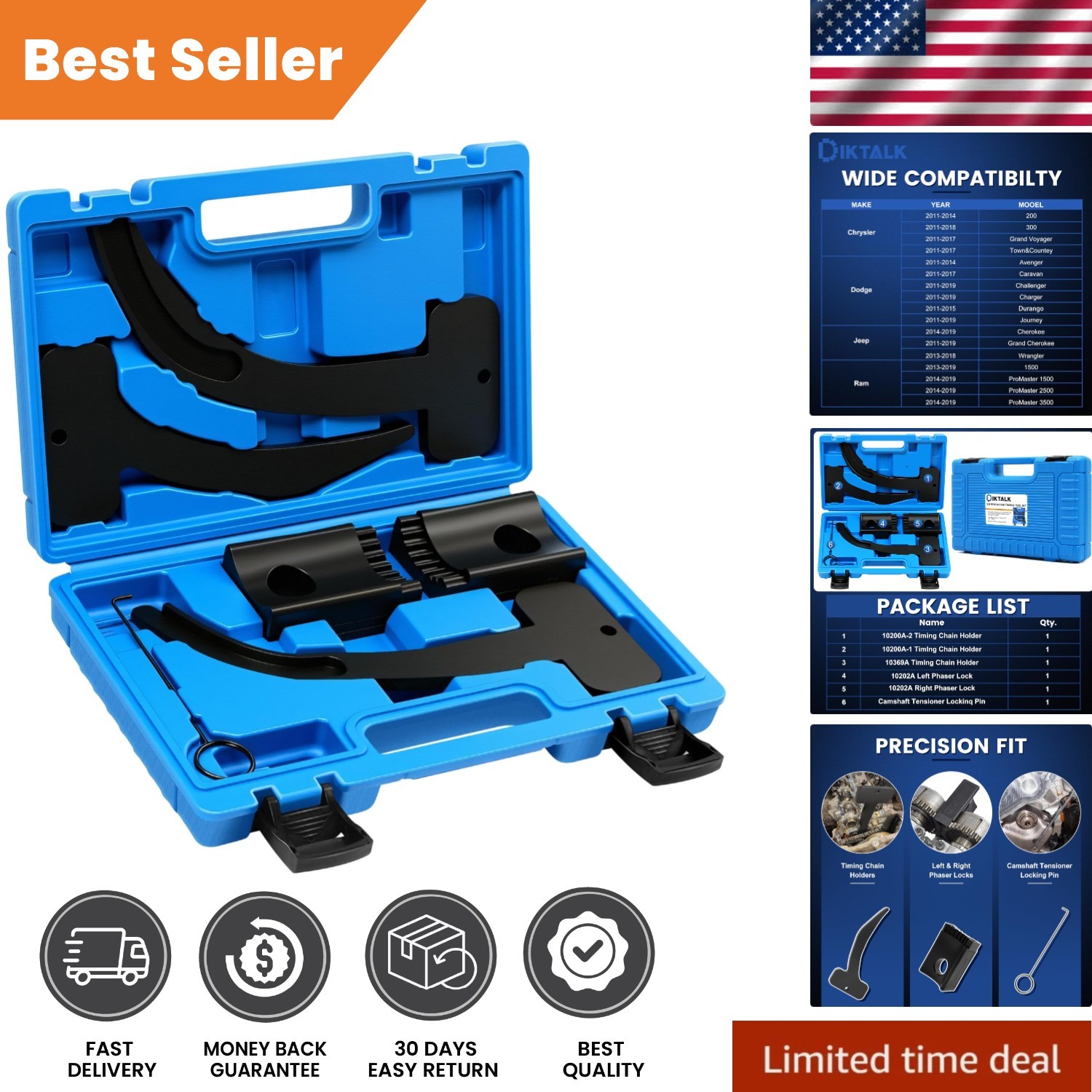 Chrysler 3.6L Pentastar Engine Timing Tool Set – Complete Lock & Alignment Kit