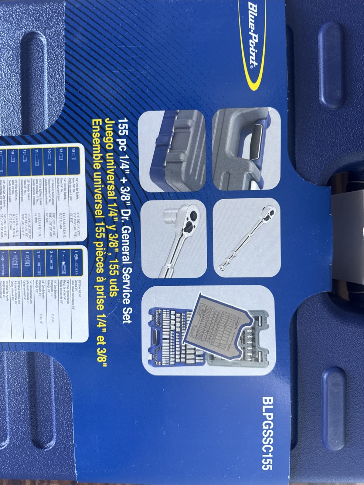 Blue Point BLPGSSC155 155oc 1/4-3/8 Dr General Service Set