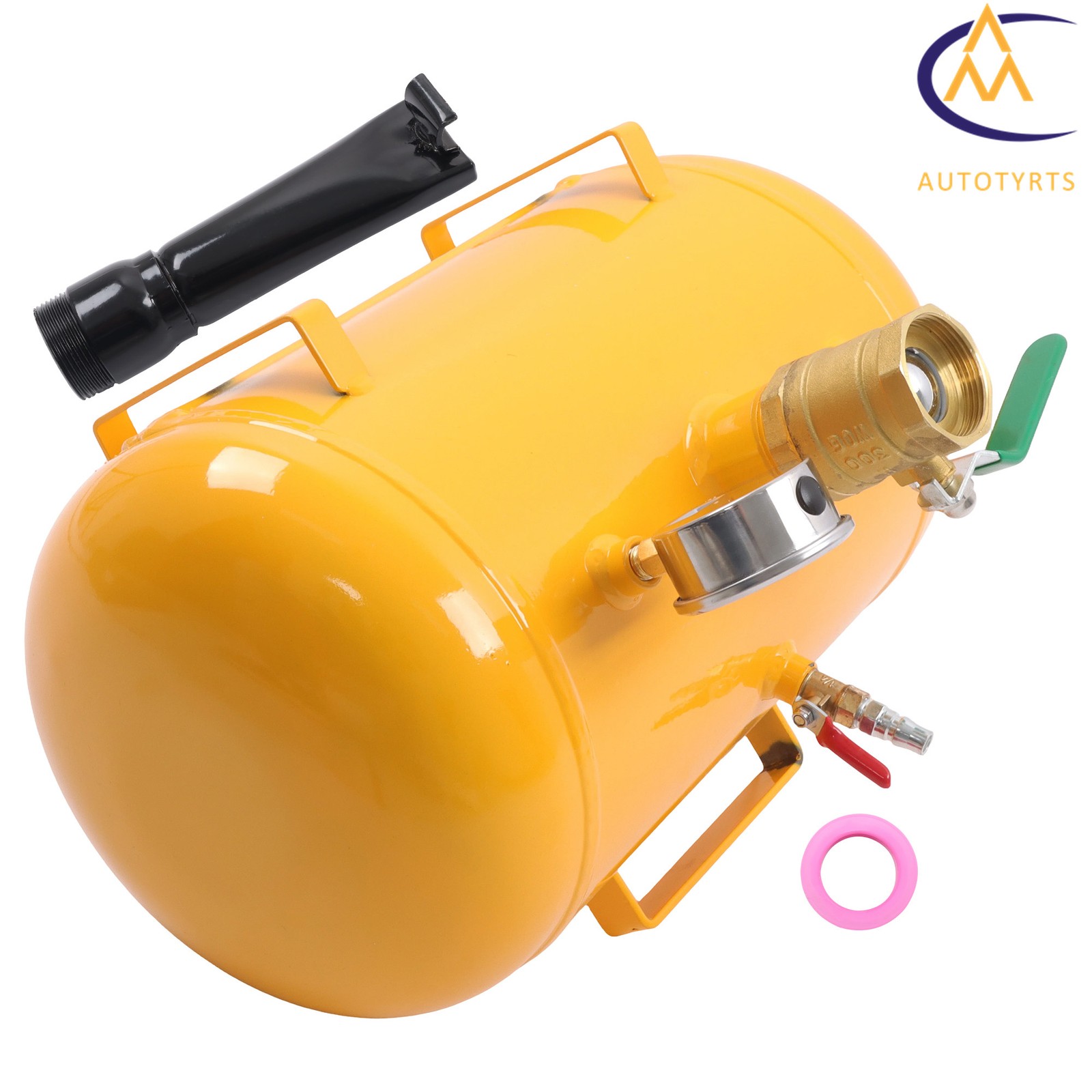 5 Gallon Heavy Duty Air Tire Bead Seater Blaster Seating Tool 145 psi Yellow