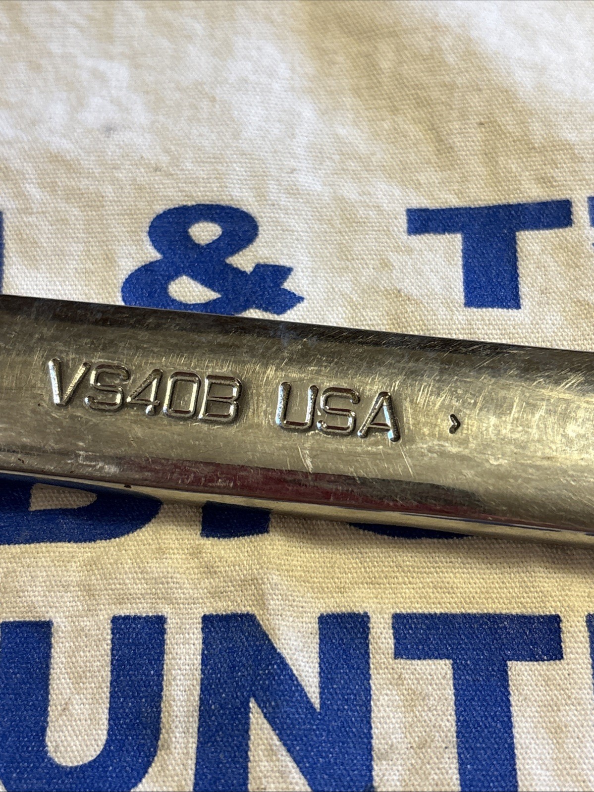 2001 Snap-on USA 1-1/4″ SAE Chrome Four-Way Open-End Angle Head Wrench VS40B