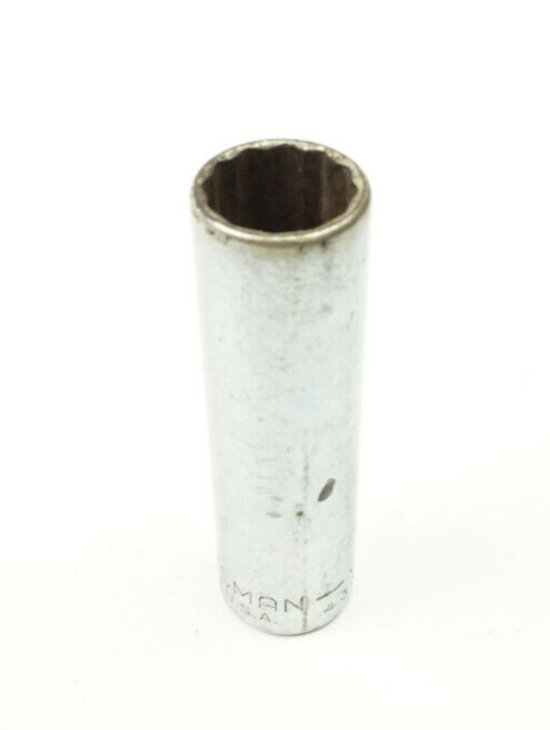 Craftsman -V- 1/2″ 12 Point Deep Chrome Socket 3/8″ Drive 43312 USA