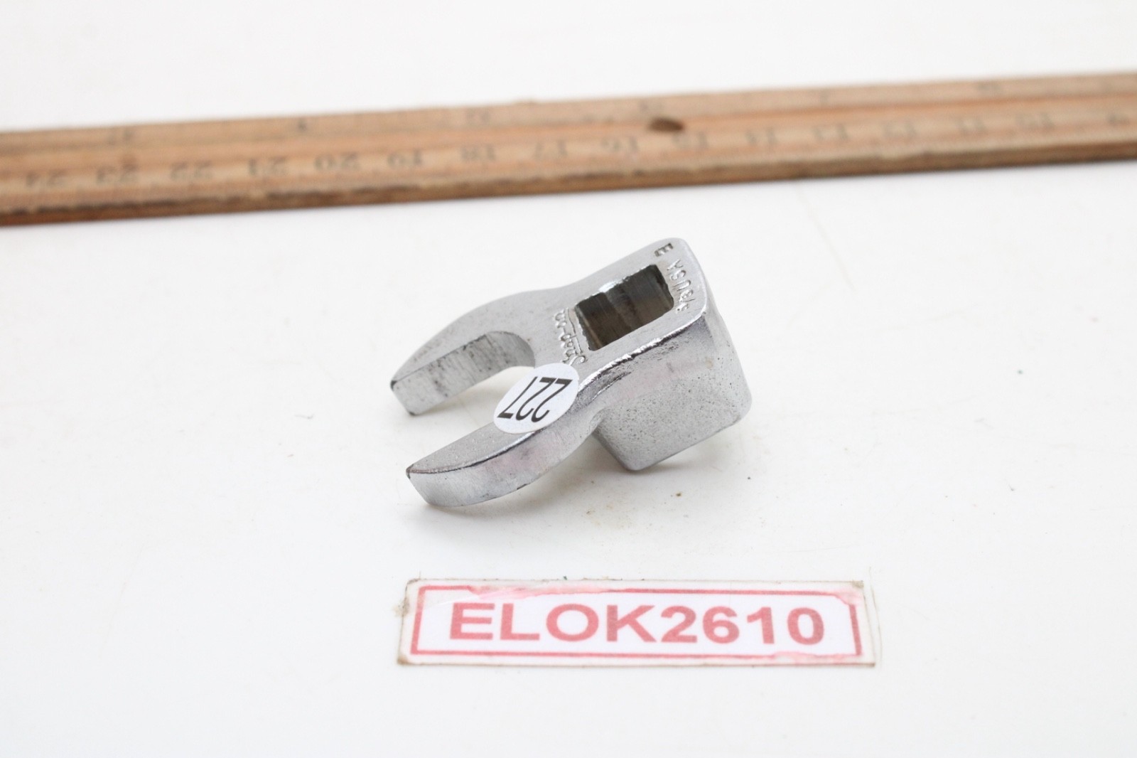 Snap-on 5/8″ 3/8″ Drive Crowfoot SAE Chrome 2-Way Mount Side Or Bottom USA