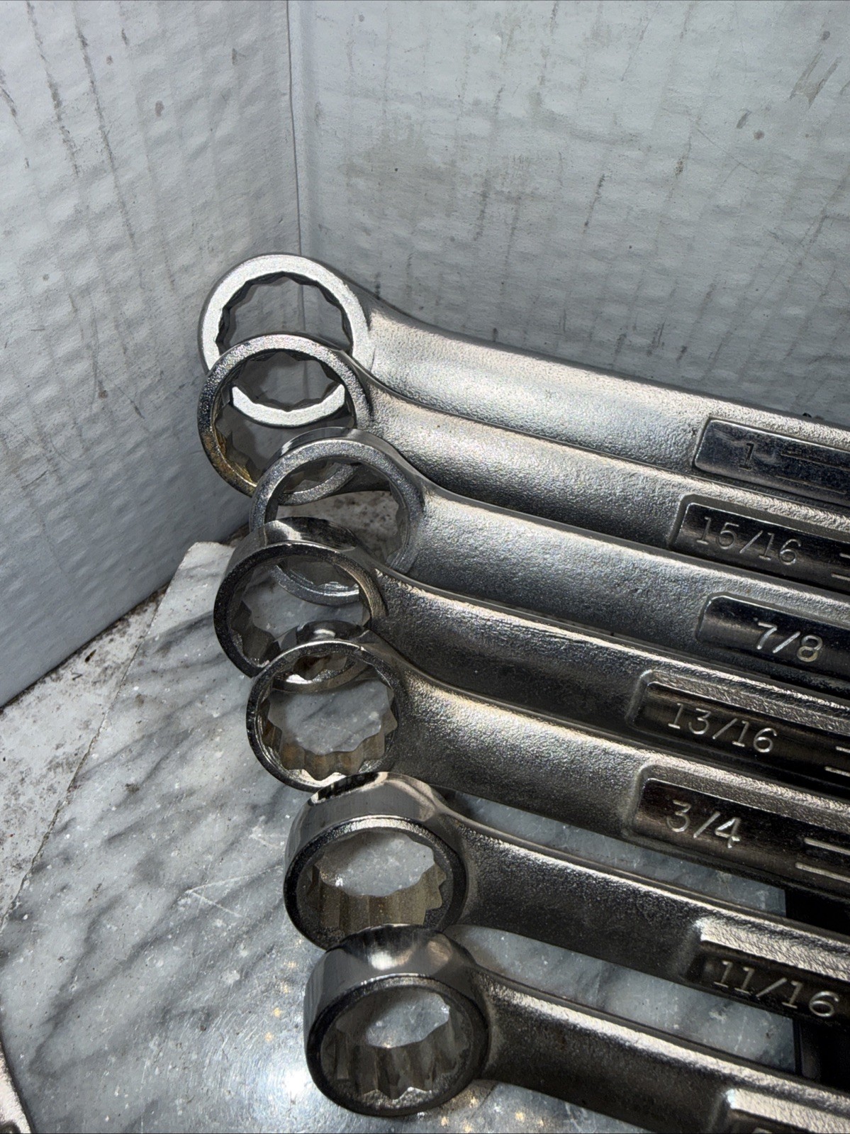 Craftsman , 14 pieces combination wrenches SAE 12 point, Made in the USA