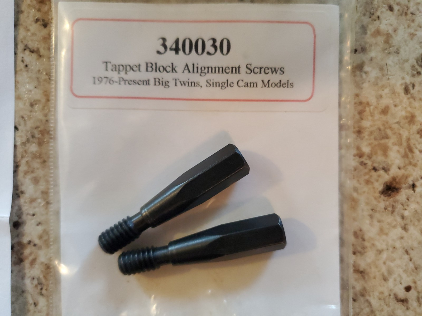 George’s Garage USA Tappet Block Alignment Screws 1976-up big-twin single cam