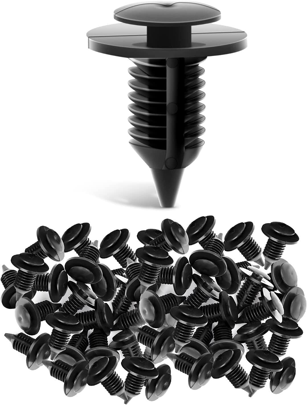 Nilight 50PCS Interior Door Panel Clips Rivet Retainer Fender Bumper Fasteners