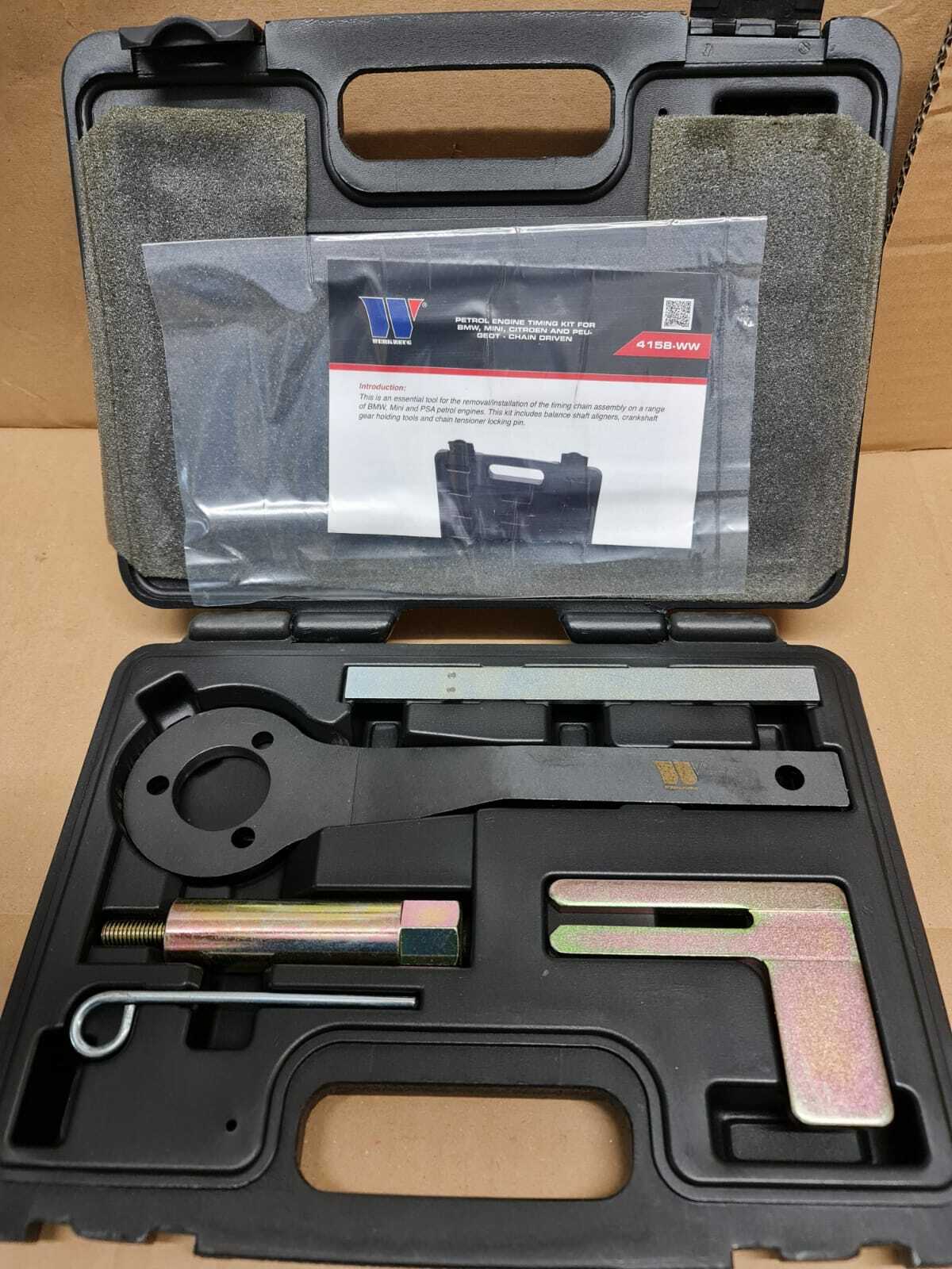 Petrol Engine Timing Kit BMW, Mini, Citroen, Peugeot Chain Driven – Welzh 4158-W