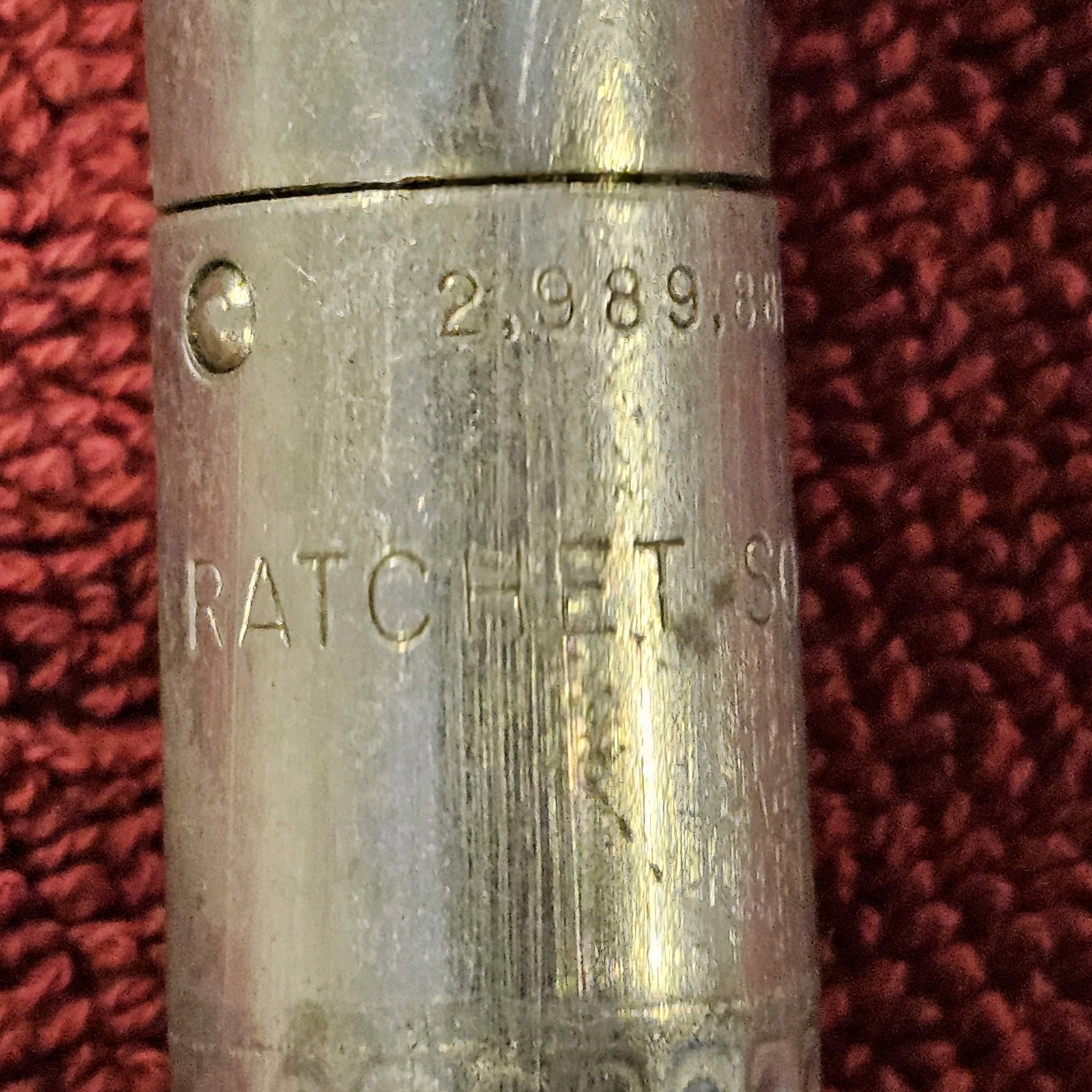 Vintage Ratchet Socketool Reversing 1/4″ Hex Ratcheting Screwdriver, 3-7/8″ USA