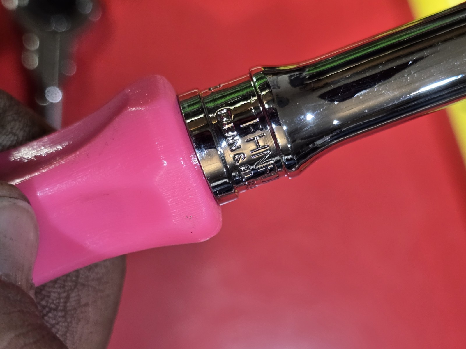 !PINK SNAP ON RARE SWIVEL HEAD SET! 3/8 Drive and 1/4. THNFD72 and FHNFD100. NEW