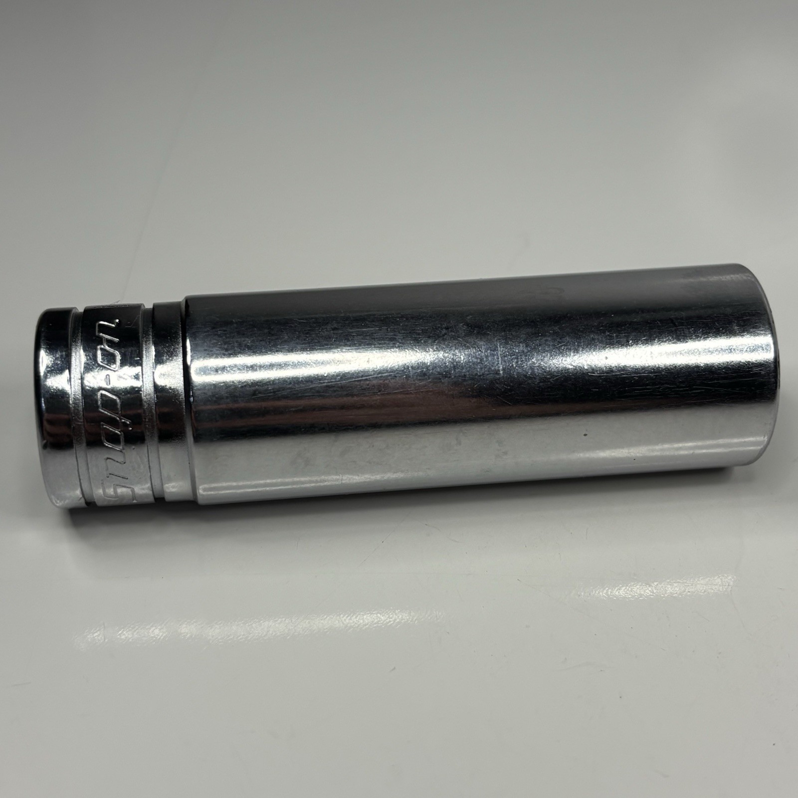Snap On S221 1/2 Drive 12 Point SAE 11/16 Flank Dr Deep Socket USA VGC 1991