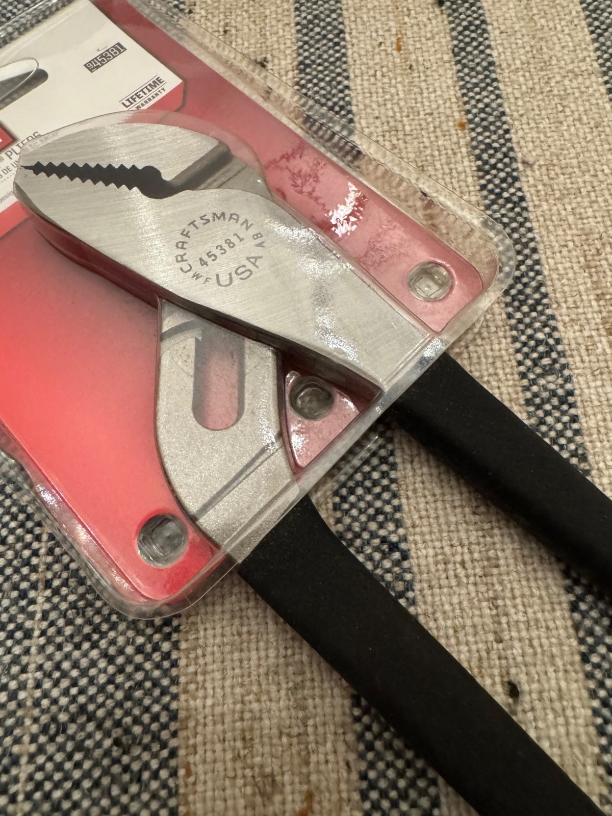 Craftsman 9-45381 9.5” Arc Joint Slip Joint Pliers USA NOS Vintage