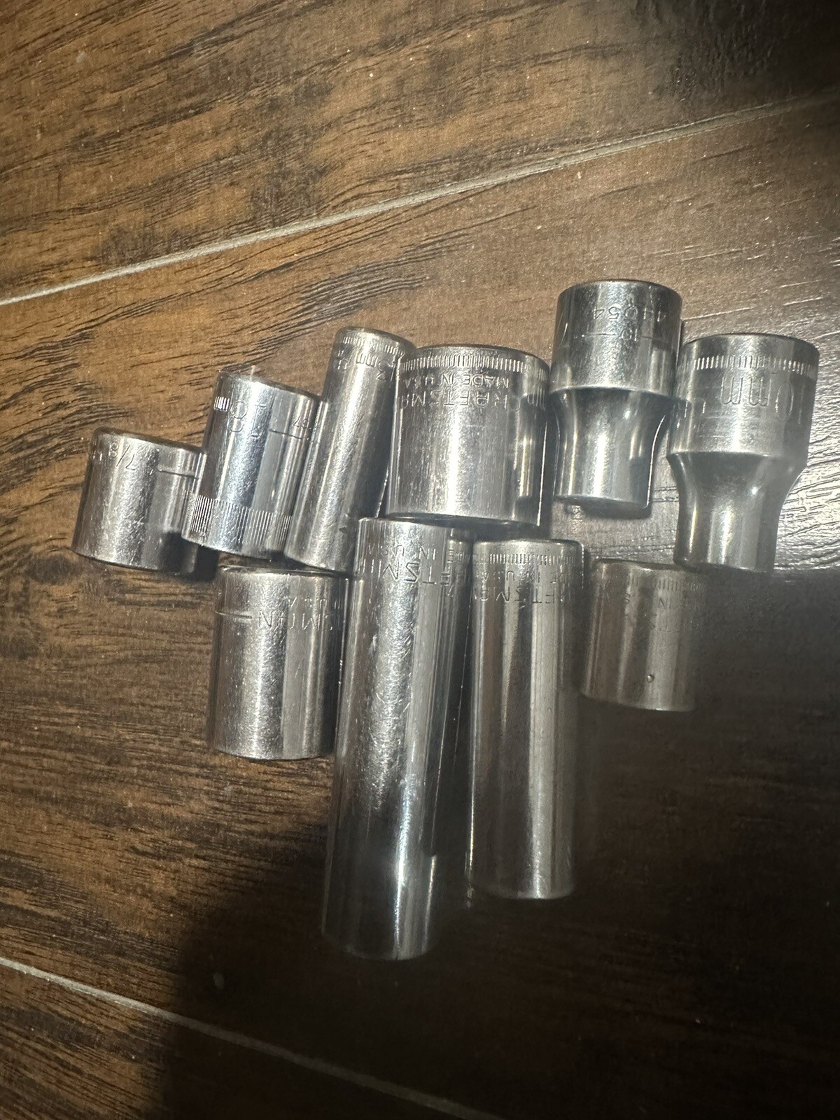 Craftsman assorted sockets total 10
