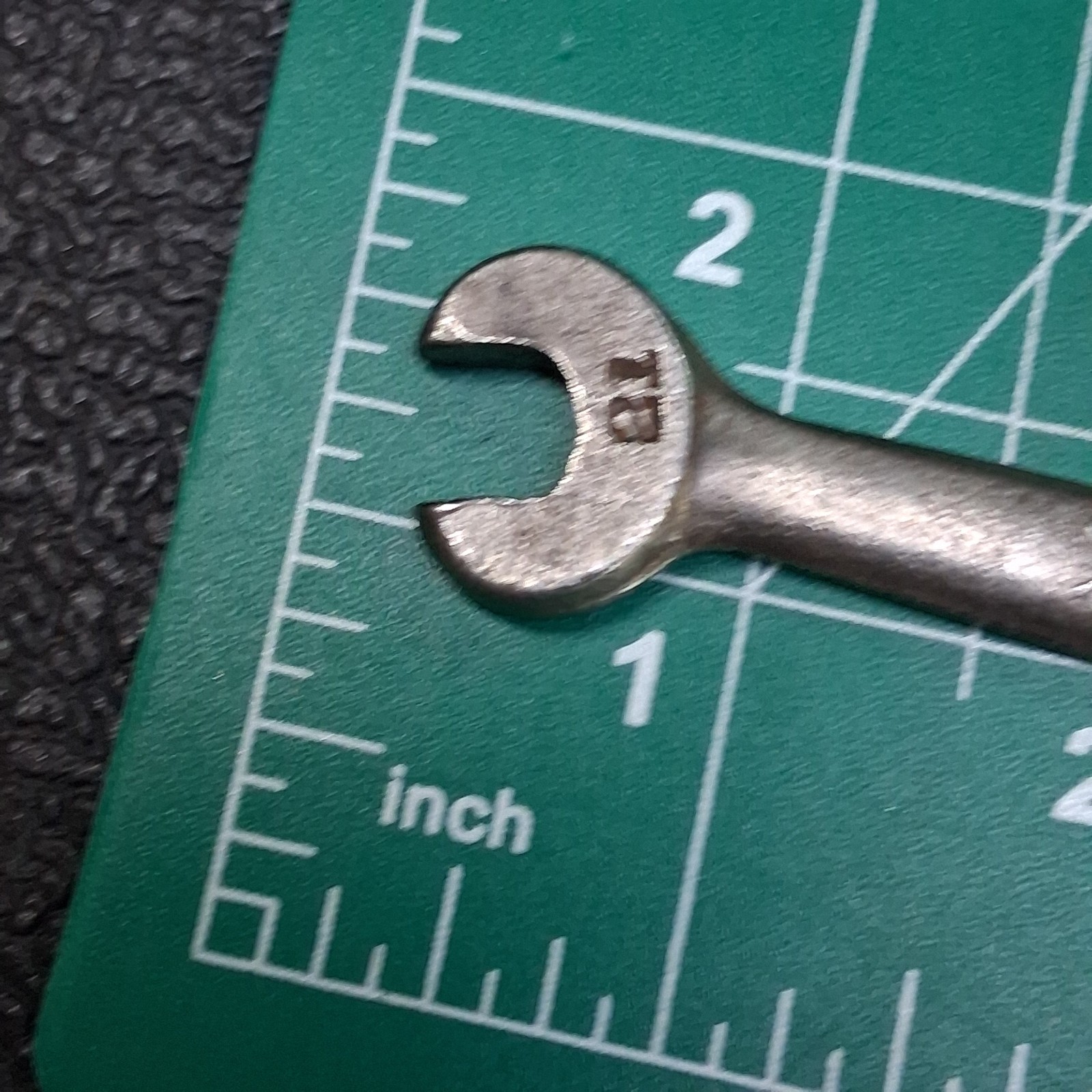 Vintage W&B 13/32″ x 5/16″ Drop Forged SAE 3″ Double Open-End Wrench