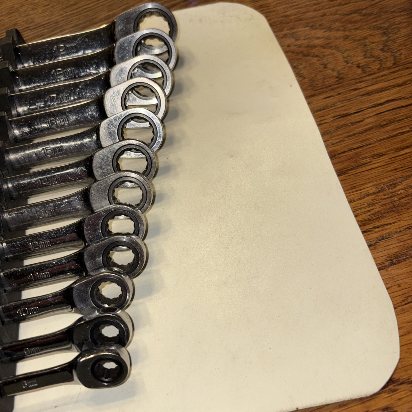 Matco Ratcheting Wrench Set 8mm Up Too 19mm 12-Piece Set In Excellent Condition!