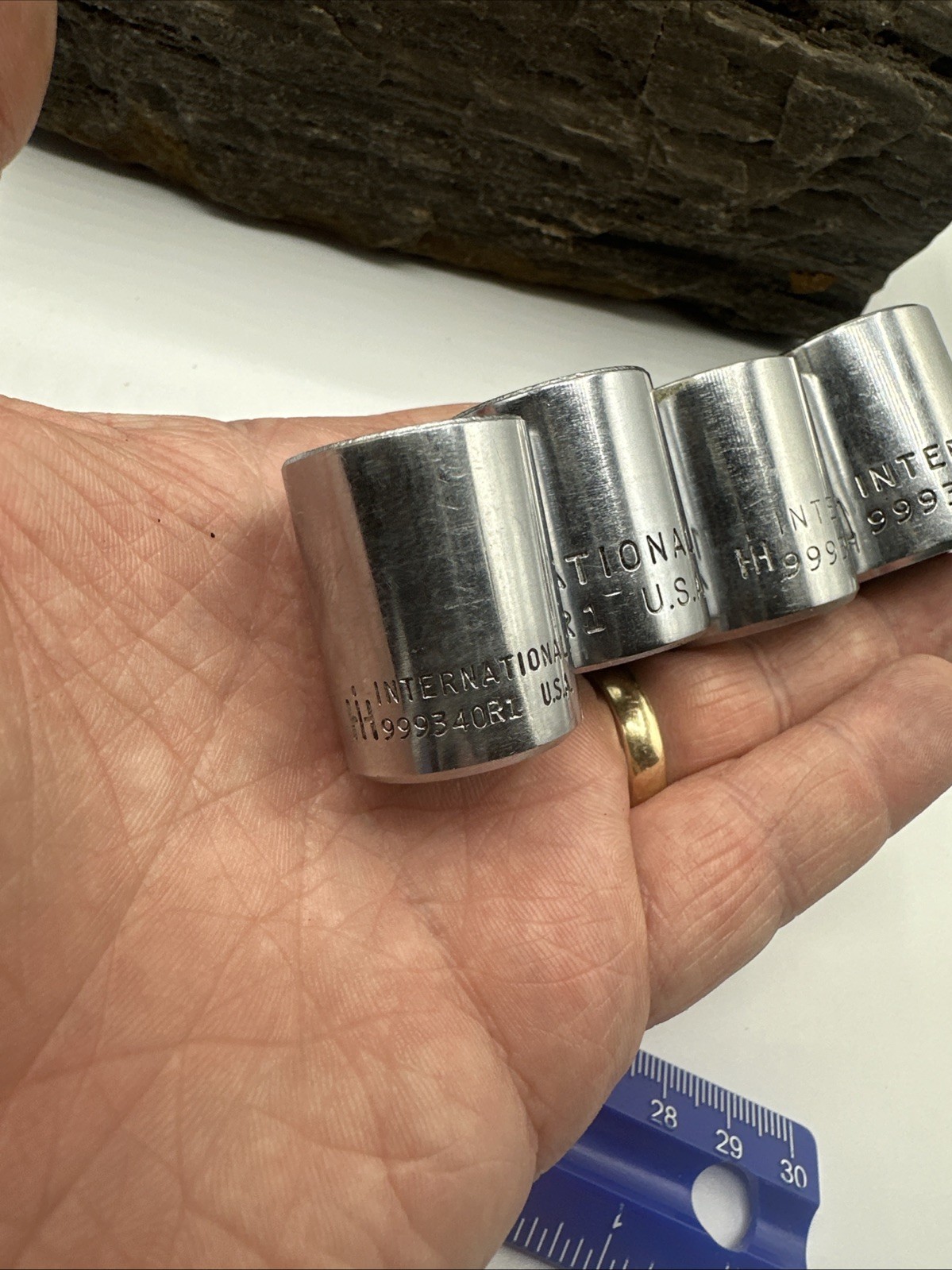 IH International Harvester 4 Piece 12 Point SAE Socket Set – 3/8″ Driv3