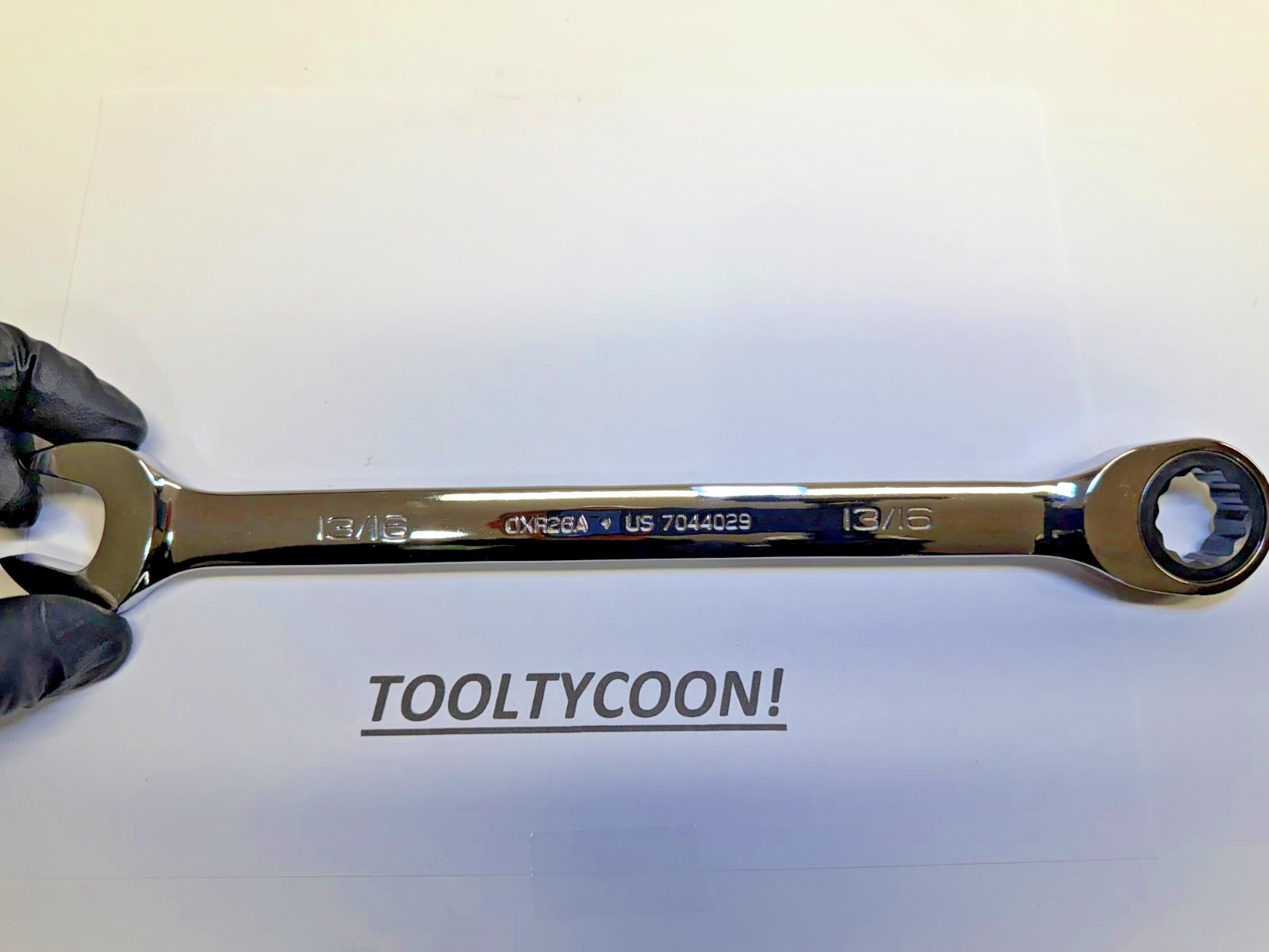Snap-on Tools USA NEW 13/16″ SAE 0° Non-Reversing Ratcheting Combo Wrench OXR26A