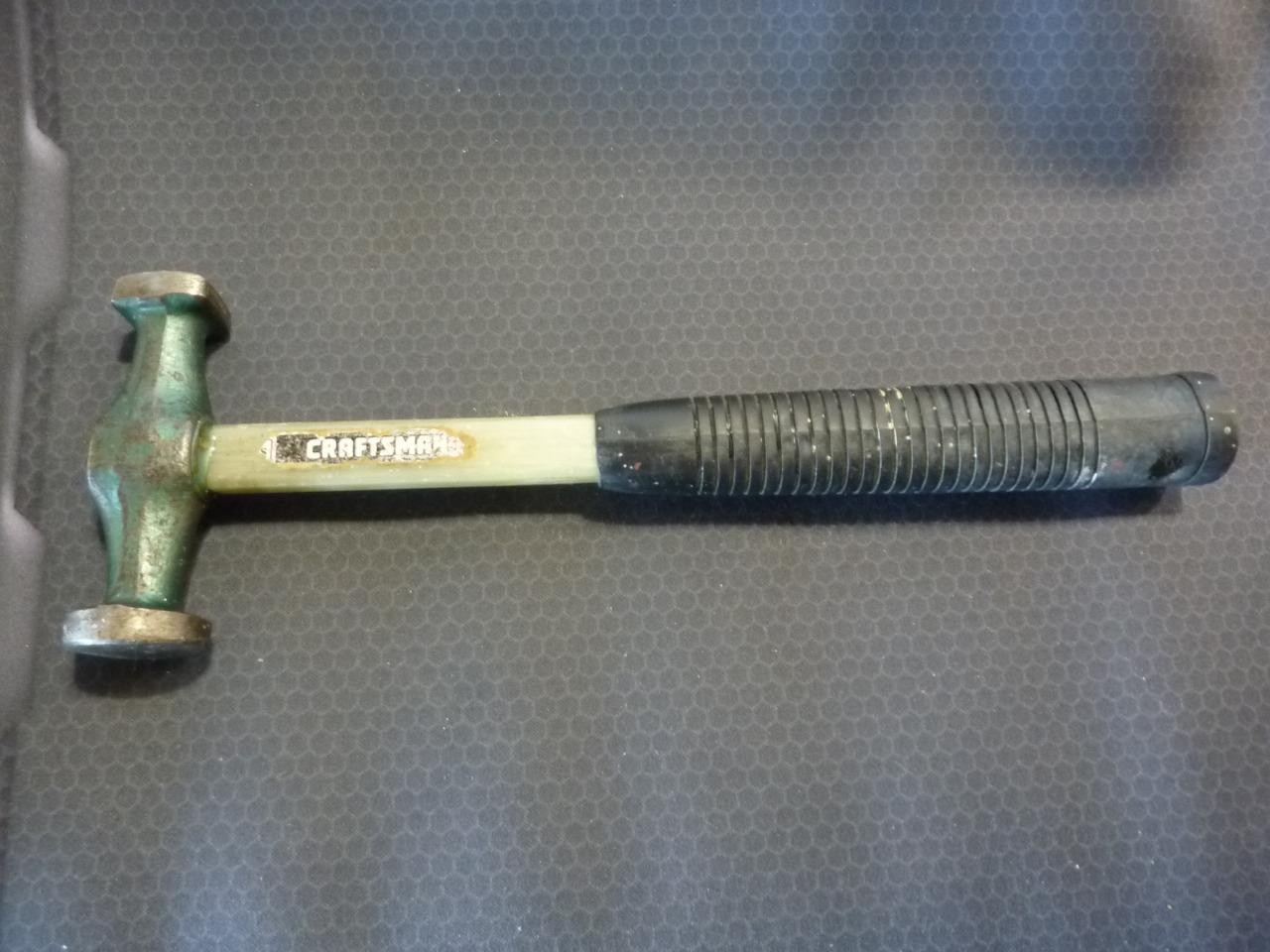 VINTAGE CRAFTSMAN MADE IN USA 12 oz. AUTO BODY HAMMER – FREE SHIPPING