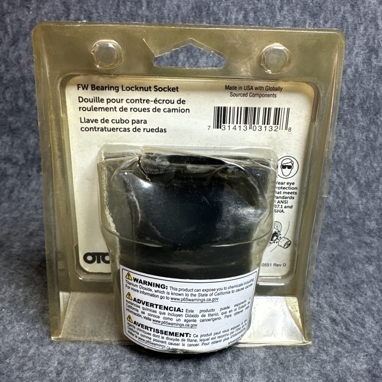 OTC (6612) 54mm Hex Locknut Socket For Toyota FJ, LN, And RN Models NEW