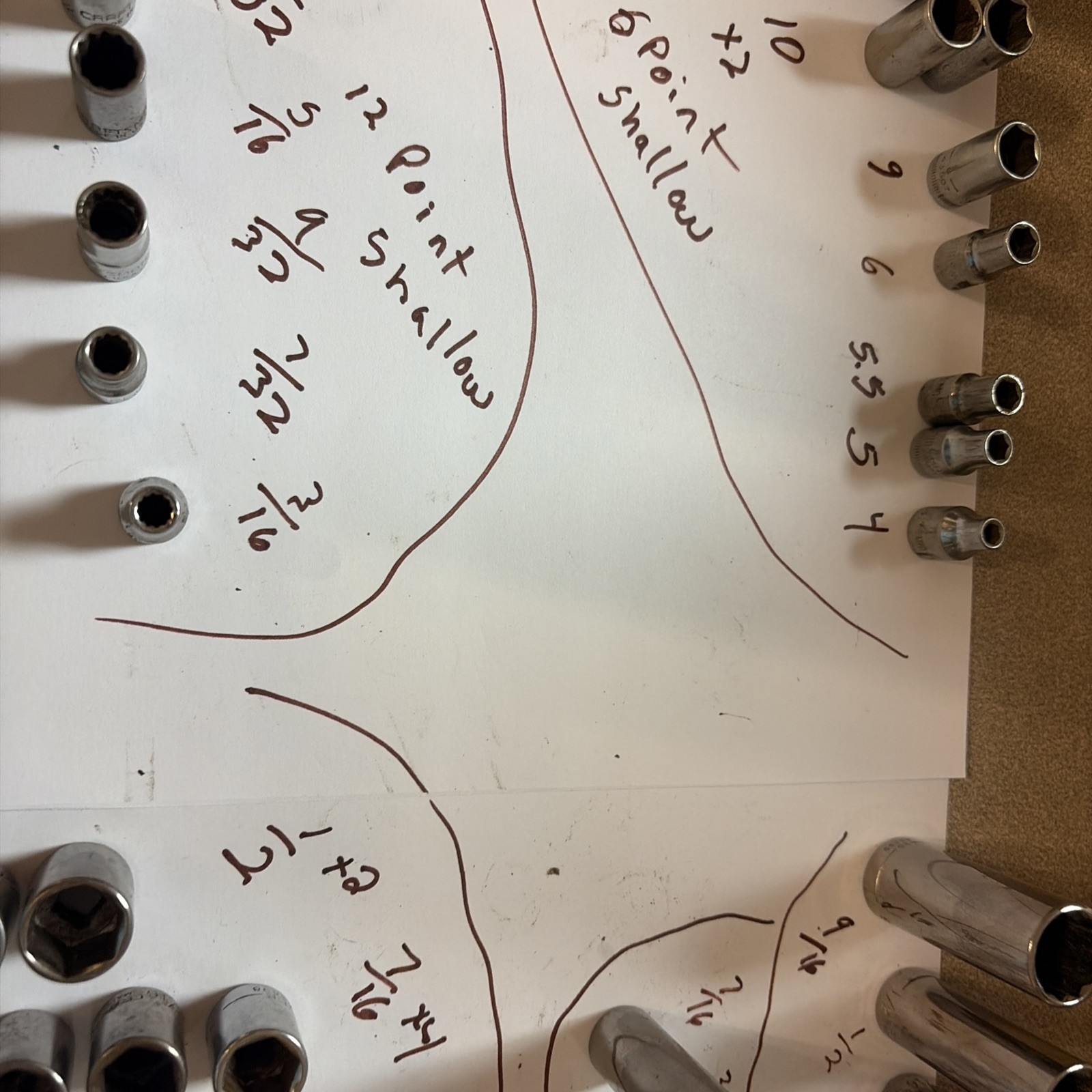 Craftsman Socket Lot Of 70. 1/4 dr -metric- SAE-Std-Deepwell
