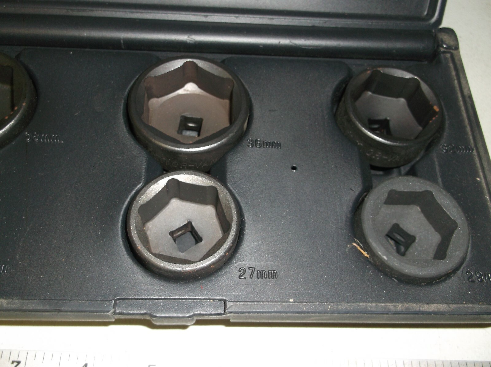TRADES PRO #641326 6pc 3/8″ dr Oil Filter Socket Set 24,27,29,32,36 & 38mm