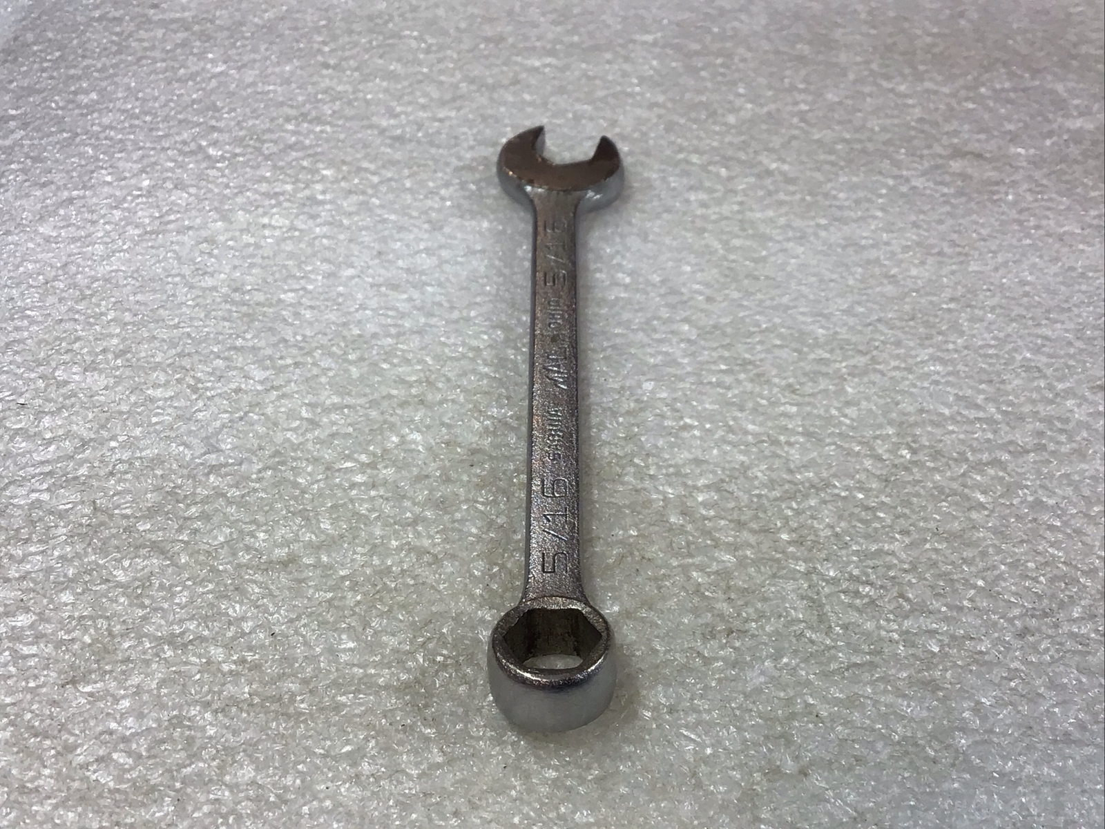 MAC TOOLS#CH10 – 5/16”, SAE, 6 PT., CHROME, SHORT, COMBO. WRENCH (Sabina Ohio)
