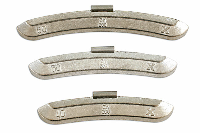 Connect 32865 Wheel Weights for Steel Wheels 15gram Box of 100
