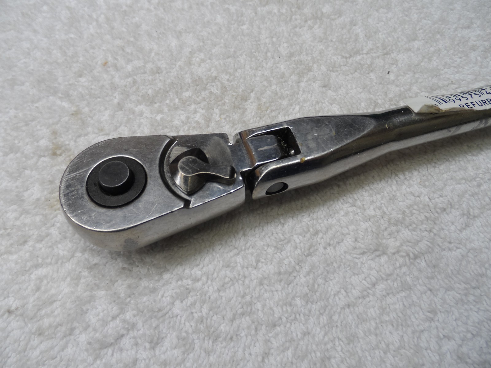 Craftsman 3/8 Drive Ergo Full Polish Flex Head Ratchet USA KZ PN 44836 (refurb)