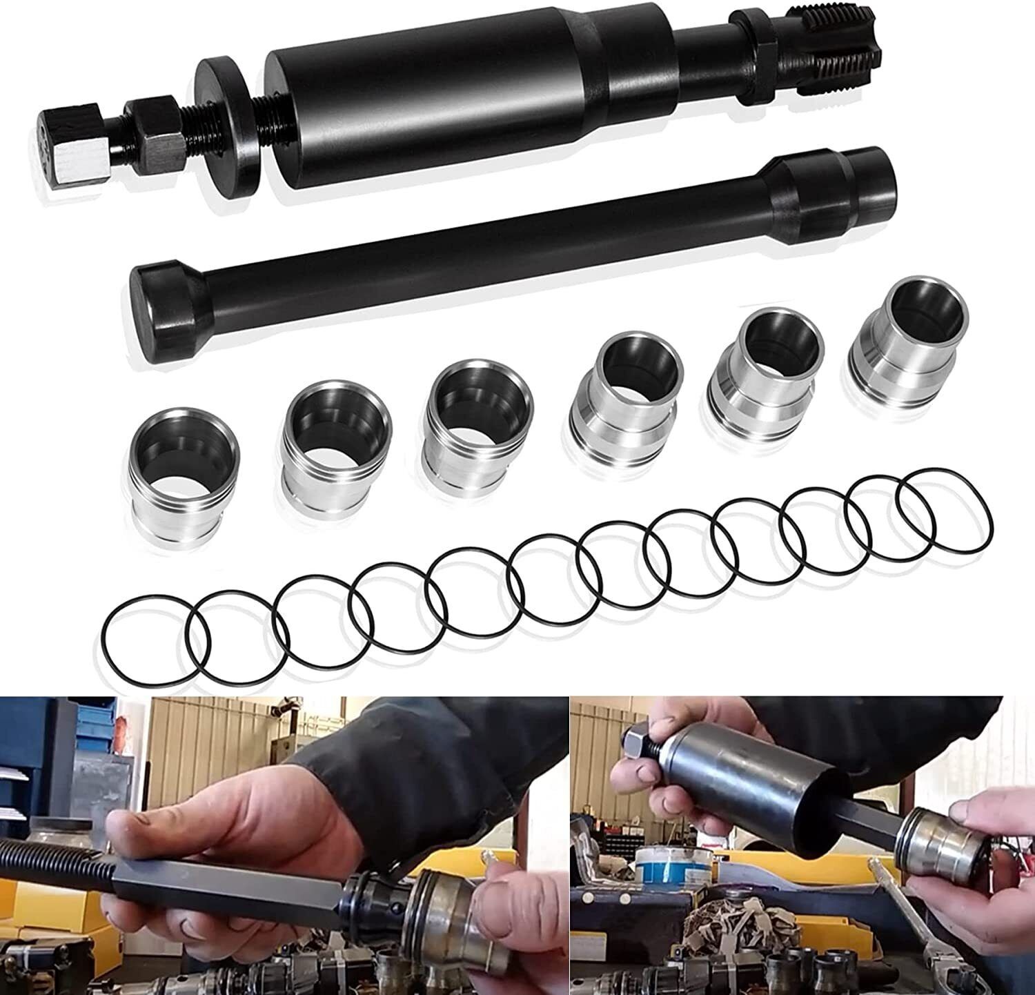 For 3126B Caterpillar C7 C9 HUEI Injector Sleeve Cup Removal Tool Install Kit