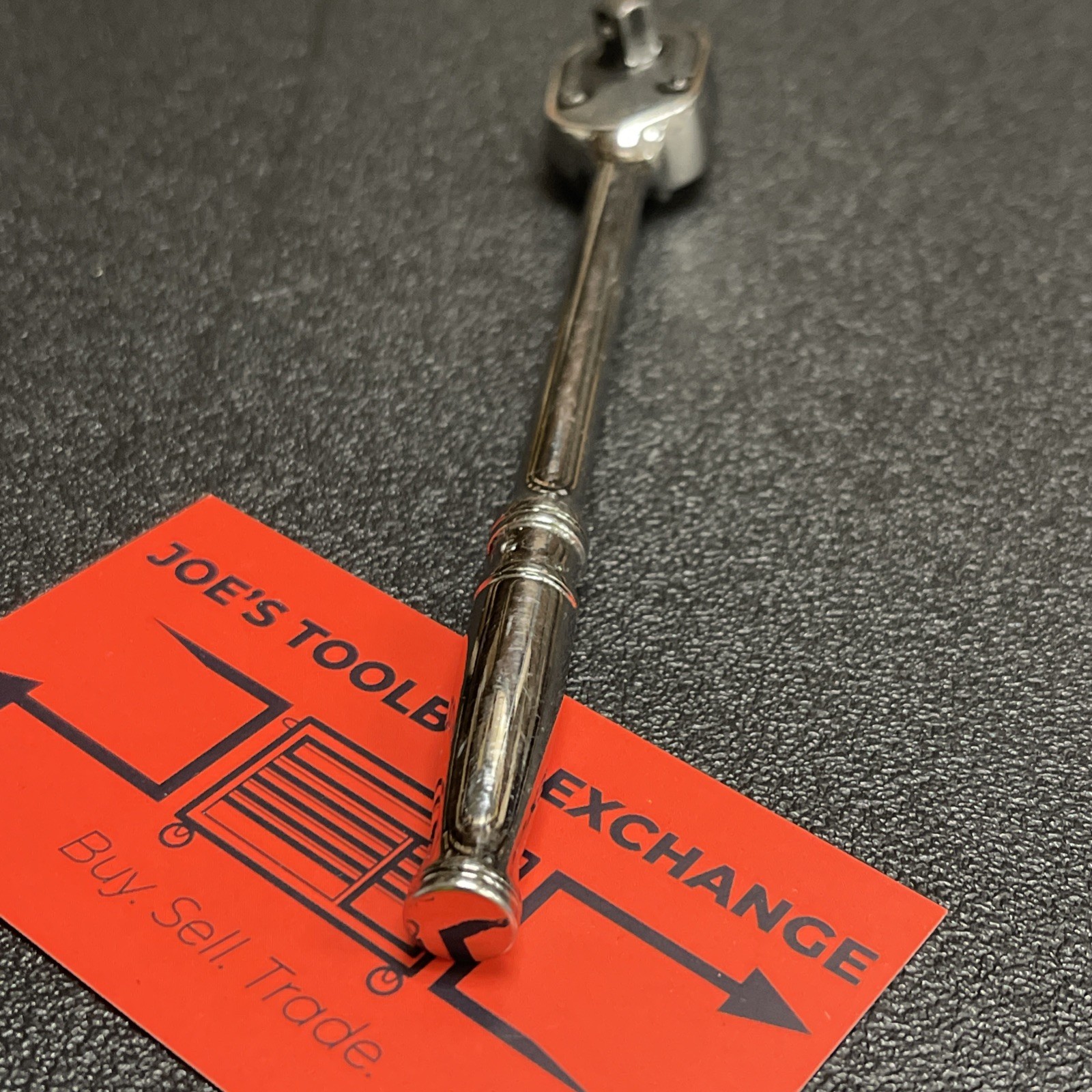 Snap-on Tools USA 1/4″ Drive Chrome Long Handle Fixed Head Ratchet TL72