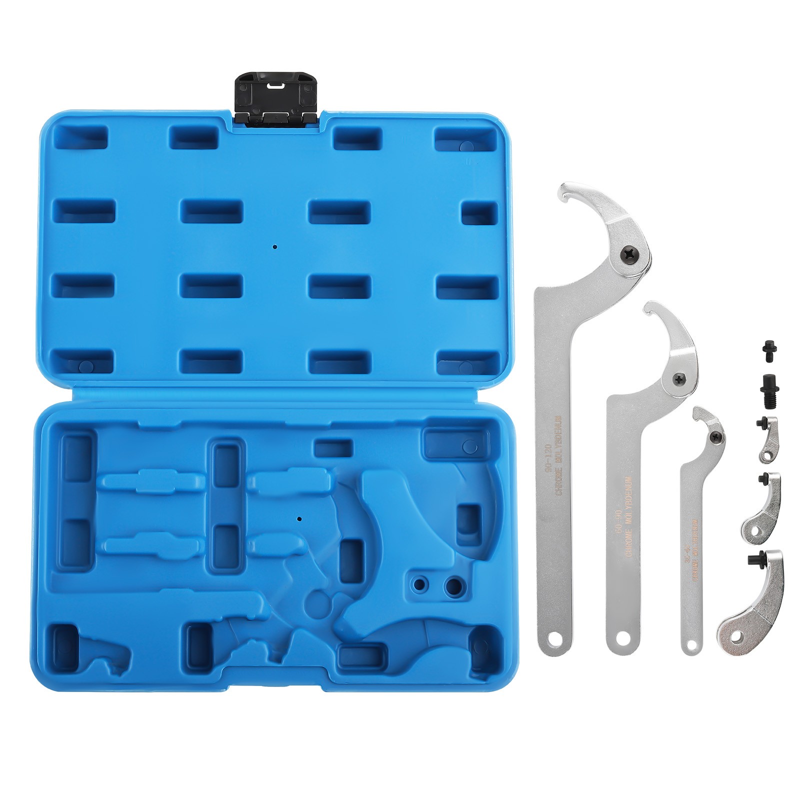 Hook Spanners Pin Wrench Adjust Lock Nut Rings Bearings Tool Kit Sales