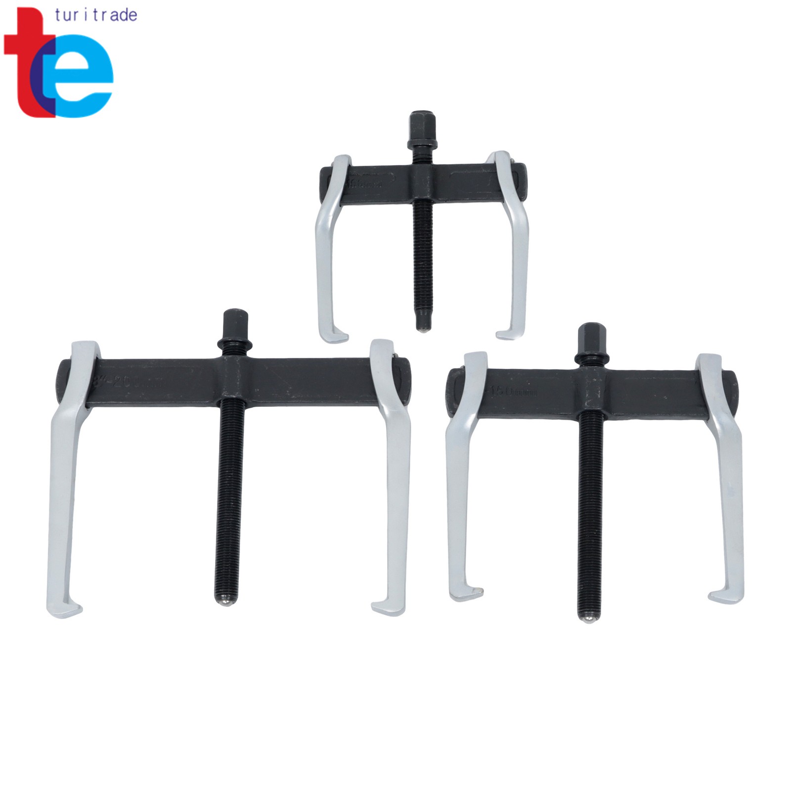 2 Jaw Gear Puller Set 4» 6» 8» Steel Bearing Puller Gears Tool Adjustable
