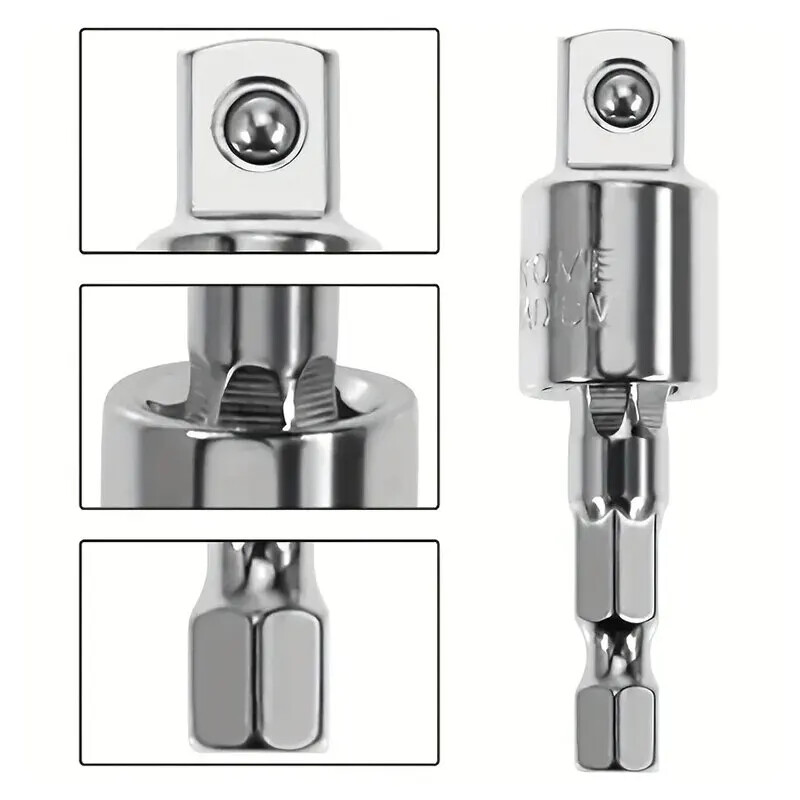 360 ° Electric Drill Screwdriver Socket Universal Adapter Connecting Rod Tool