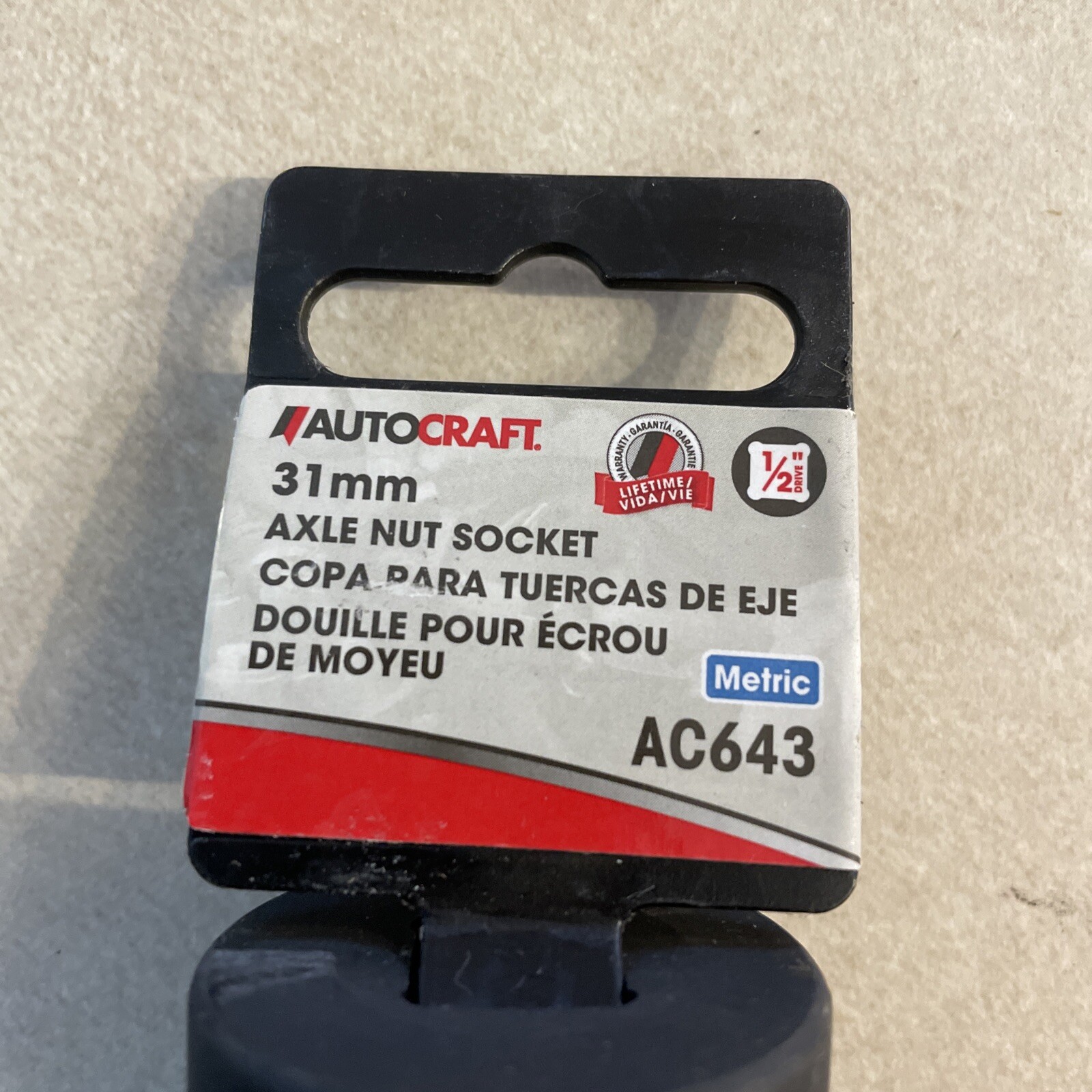 Autocraft 4 X 4 Spindle Nut Wrench 2 3/5, 2 3/8, Axle Nut 31mm Popular Assorted