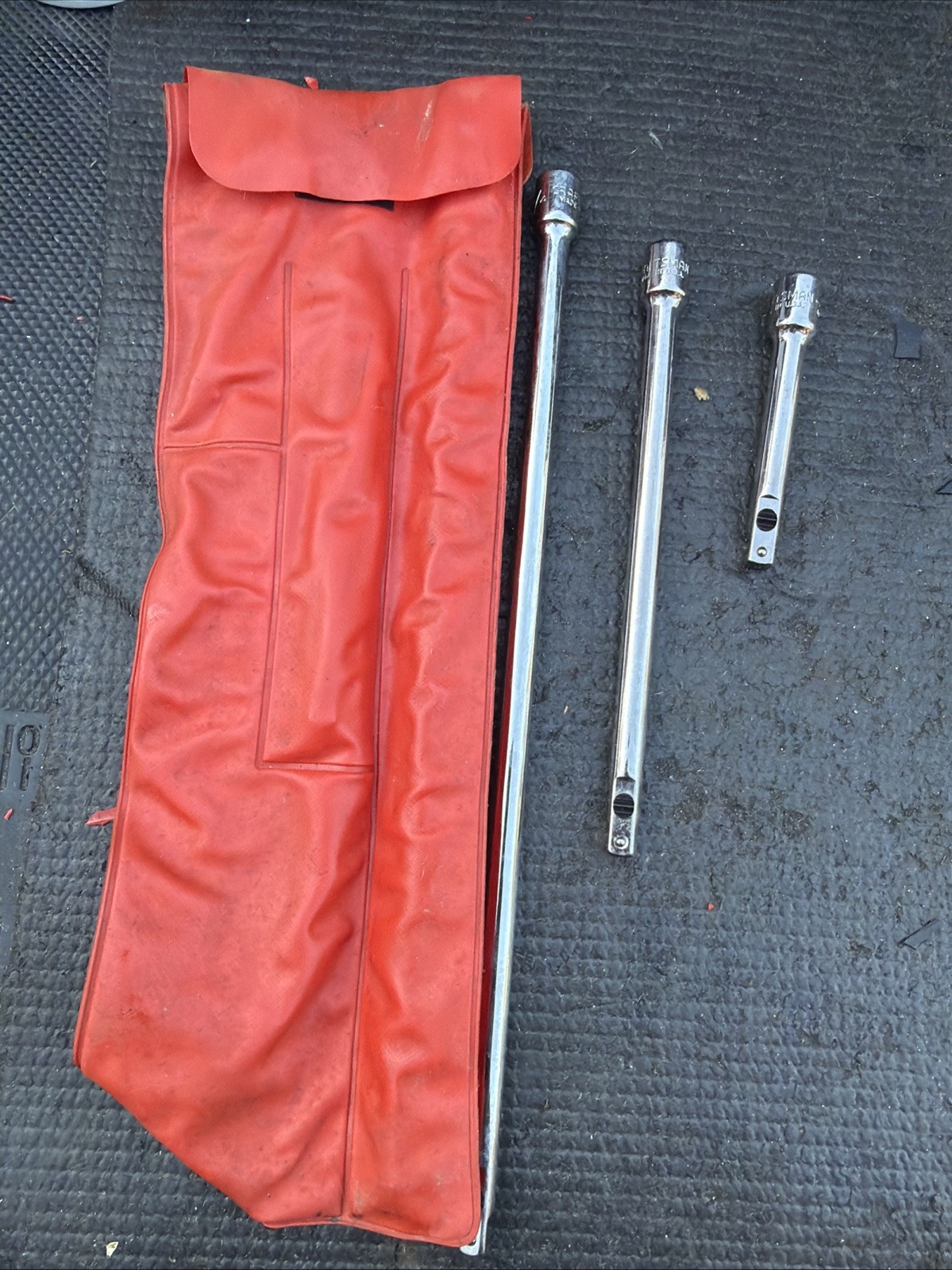 Sears Craftsman USA Nos 1/4” Quick Release Extension Bar Set 43345 3/6/10”
