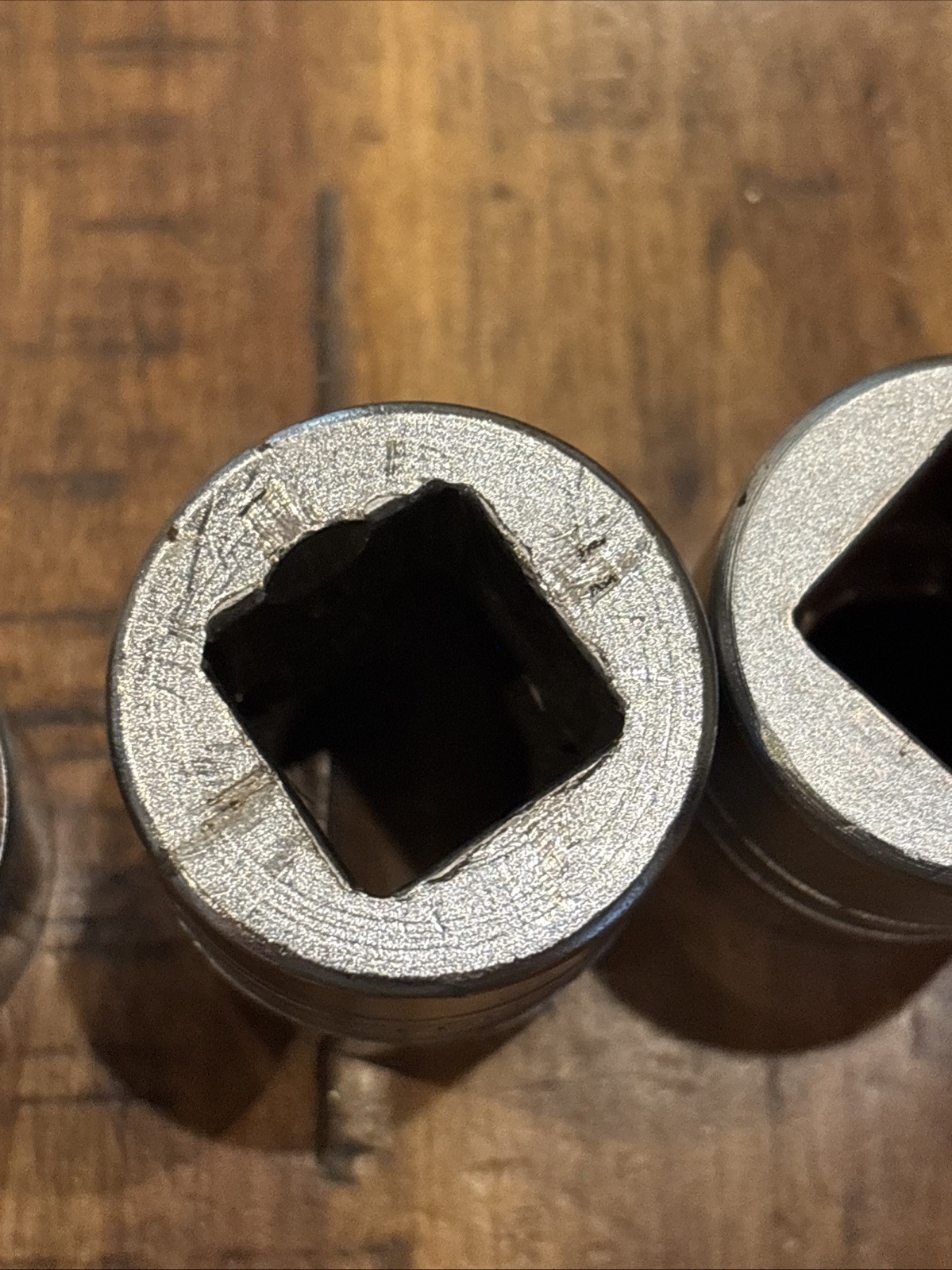 Snap-On Tools 3/4″ Drive SAE Sockets 12pt Size 1-1/4, 1-1/8, 1-1/16, & 7/8” USA