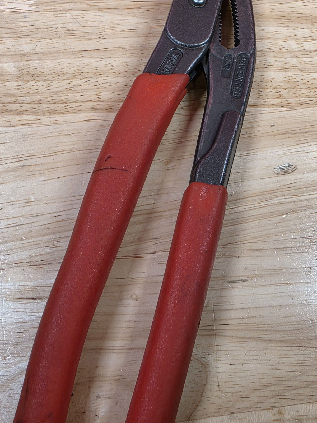 Matco Tools 12″ Pliers Knipex Cobra PC12 Germany Vanadin Red Handle