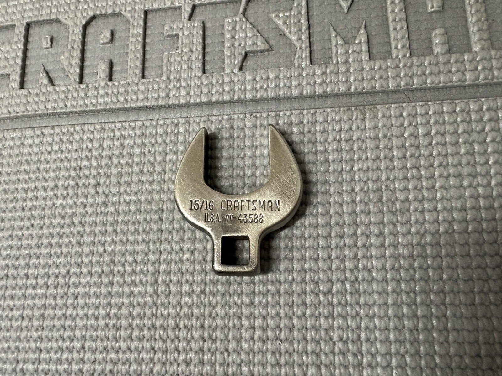 Rare Sears Craftsman 3/8″ Drive 15/16” Crowfoot Wrench 43588 -VV- USA