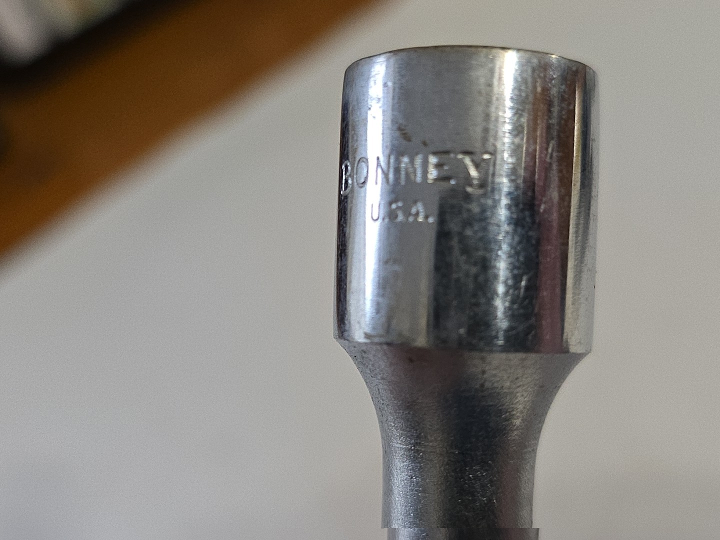 10 inch extension, 1/2 inch drive, Bonney A610, Chrome, USA, Vintage Nice!!’