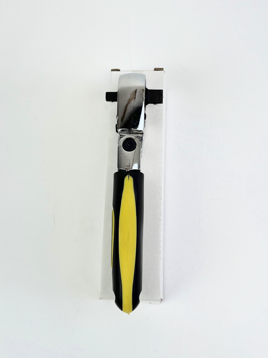 Dual Drive Flex Head Stubby Ratchet 1/4″ 3/8″ Grip Handle 955DW